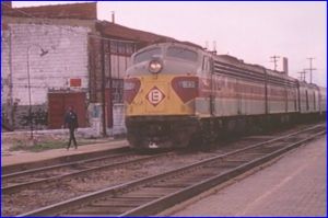 Erie Lackawanna emd e8 lima ohio passenger train