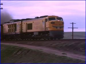 union pacific turbine up big blow locomotive