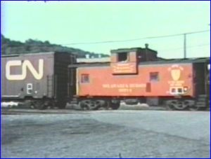 delaware and hudson wide vision red caboose